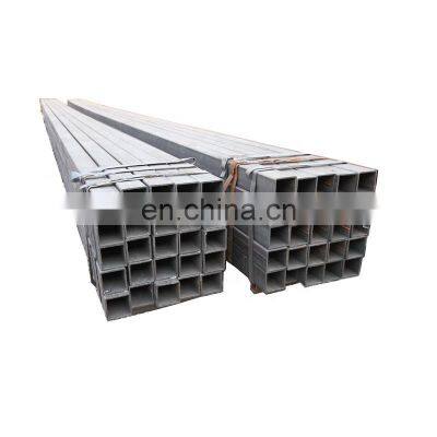 High quality 20 40 80 inch ASTM ERW welded square tube carbon steel pipe