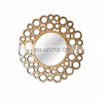 metal gold decorative wall mirror