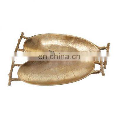 Aluminium Fancy Leaf Tray photo-3