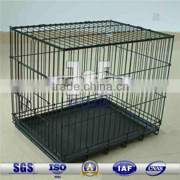 Black Coated Iron Metal Mesh Pet Cage/Gog Cage