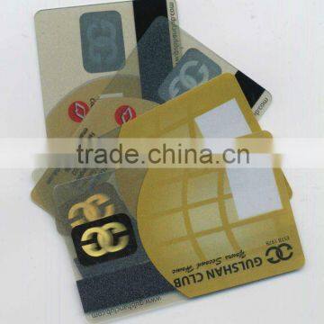 Plastic card, bank card