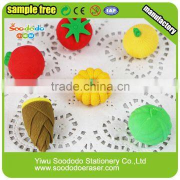 erasers vegetable wholesale stationery for kids