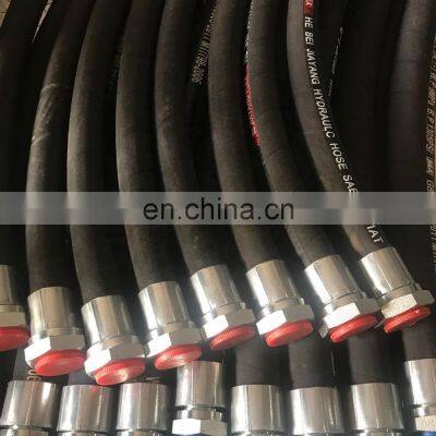 High pressure hot sale stainless steel 2 wire braided hydraulic hose high pressure pipe