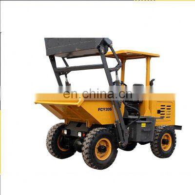 FCY20 2 Ton Diesel Site 4X4 CE Mini Dumper Truck