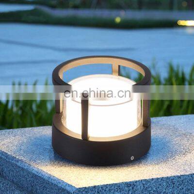 Outdoor Waterproof Landscape Pillar Light Home Garden Pathway Lawn Light Fence Door Fence Bollard Light