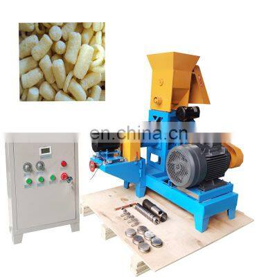 Automatic puffed Wheat Flour Food snack Making Machine/corn sorghum rice Puff Extruder price