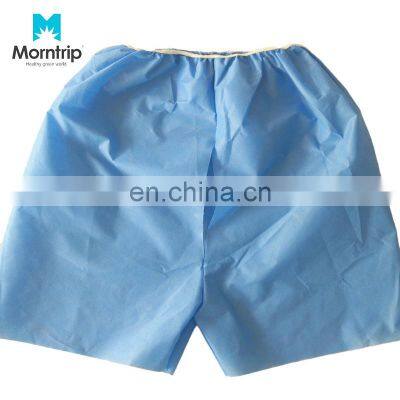 Sanitary Men's Disposable Polypropylene Boxers Underwear For Hotel Hygiene Use