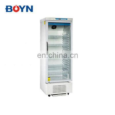 YC-300L digital temperature controller upright medical refrigerator with Door open alarm function