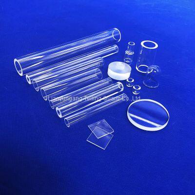 Custom High Temperature Quartz Glass Tube Transparent Quartz Tube photo-3