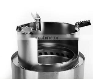 Outdoor Stainless Steel Rocket Stove Portable Windproof Wood Stove Camping Folding Stove photo-5