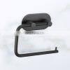 Direct Factory Supply Customized Logo Black Wall Mounted Toilet Paper Towel Holder Holders