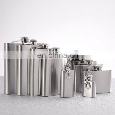 Custom Logo Different Capacity Male Alcohol Whisky Wine Pot Bottle Pocket Portable Stainless Steel Hip Flask photo-2