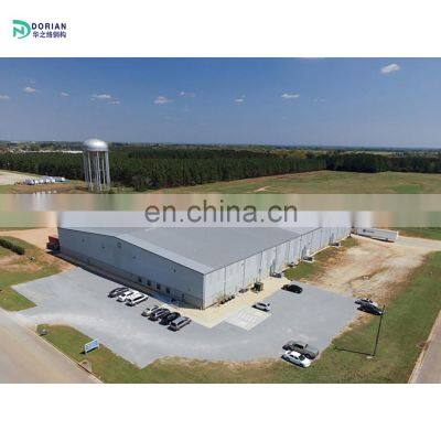 Single Pitch Roof Portal Frame Steel Structure Two Story Building Warehouse