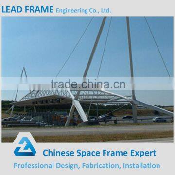 High Standard Prefab Steel Structure Frame Toll Station photo-2