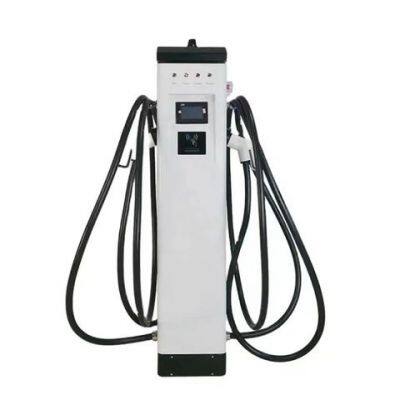 fast electric car charging station 32a ev charger pile reasonable price 22kw ev charger with 2 guns