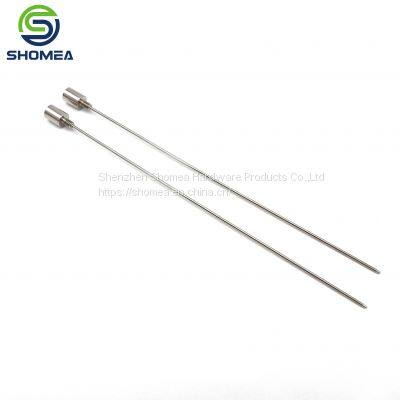 Shomea Customized 3G-32G Stainless Steel swaged needle with male thread luer lock