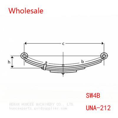 Trailer Axles Leaf Springs SW4B, UNA-212, UNA212，72-42, DE-7242, 93184, PR4B ,4342-17,US-1044 Wholesale photo-3