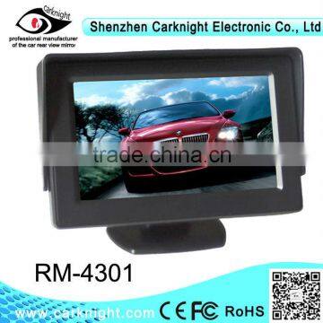 4.3 inch stand alone monitor,car rear view monitor