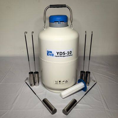 Portable With Handle Liquid Nitrogen Container of Embryo Partition Storage YDS-10-125 photo-4