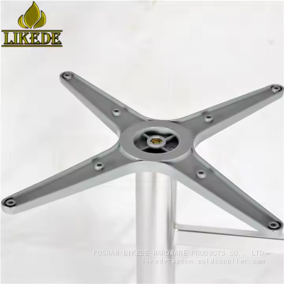 Hot Sale Low Price Double Legs Steel Pipe Table Base 304# Stainless Steel Table Frame photo-4