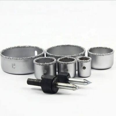 9 Piece YG8 Carbide Chip Hole Saw Plastic Box Ceramic Tile Hole Opener Set @ Workiotools photo-2