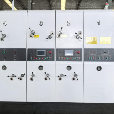 1224 Series Hot Sale Printing Die Cutting Creasing Folder Gluer Machine for Corrugated Cardboard Box Making photo-3