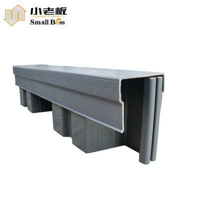 PVC Sheet Pile Plastic Not Steel Sheet Pile Pvc Wood Grain Sheet Pile
