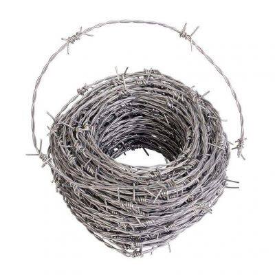 Crafts Fences Animal Deterrents Bird Feeders Gardens Real Barbed Wire Farm Fence Roll photo-4