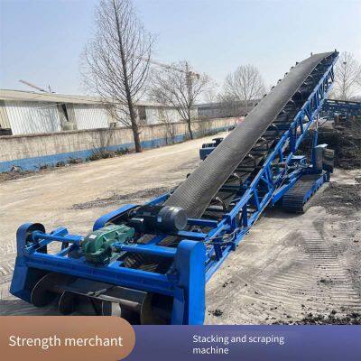 Траковый материалосборный комбайн для органических удобрений, зернообрабатывающий и материалосборный комбайн для сыпучих зерен, беспроводной дистанционно-управляемый шлакоочиститель