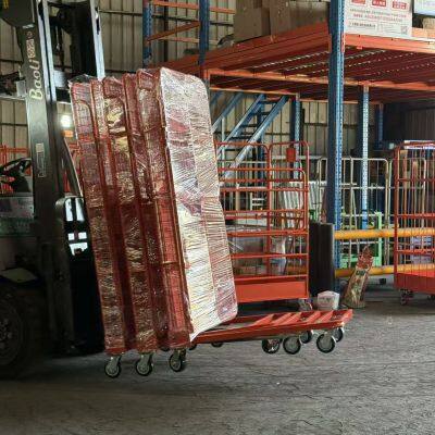 Sturdy Roll Cage Trolley With Castors for Warehouse and Logistics Storage