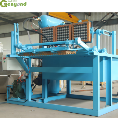 Factory Easy to Operate Natural Drying Method High Quality Egg Tray Making Machine Paper Egg Tray Machine Price Genyond
