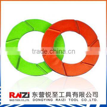 Turbo wet polishing pad