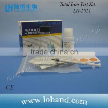 Hot sale lab 25tests water quality test Total Iron Test kit