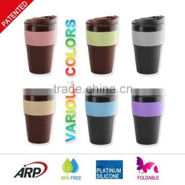 350ml 12oz foldable starbucks coffee mug