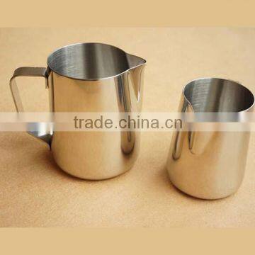 20 oz Espresso Coffee Milk Frothing Pitcher, Stainless Steel, 18/8 Gauge Coffee Frother Pitcher photo-6
