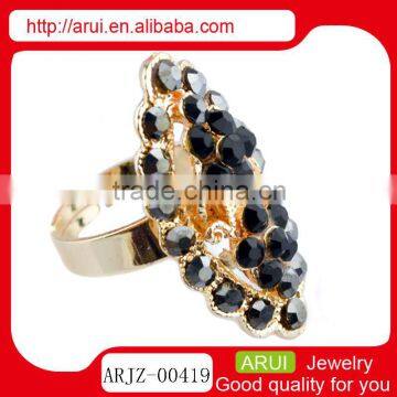 custom jewelry fashion rhinestone rings wholesale in china