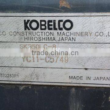 Used Crawler Excavator Kobelco SK 350LC-8 Imported From Japan photo-3