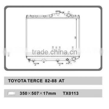 AUTO RADIATOR FOR TOYOTA TERCE 82-88 AT