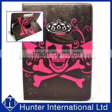 Printed Skull Rotating Tablet Case For Asus ZenPad