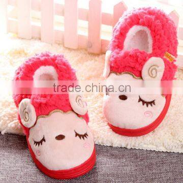 Home Cotton Slippers Winter New Cute Little Baby Cotton Slippers Children's Shoes Baby Sheep Shoes