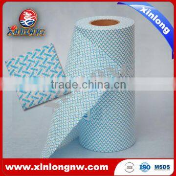 polyester fiber mix woodpulp nonwoven fabric for cleaning