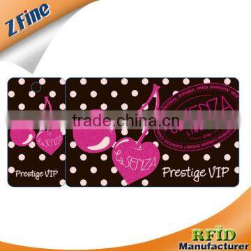 Plastic Combo Card with Key Tag/Silver Background/Gold Background