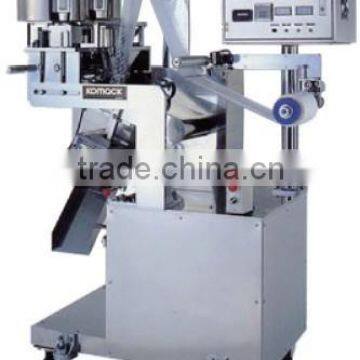 DOUBLE-LINE BAGS POWDER FILLING AND PACKAGING MACHINE WITH 4-SIDE SEAL POUCH