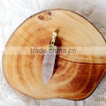 Pendant, PTP-A120 Fashion Jewelry Natural Gen Stone Crystal Precious Stone Gold Pendant photo-3