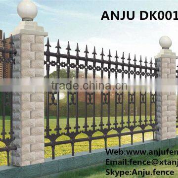 high quality low factory price Euro decorative steel fence for garden fence or pool fence