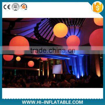 NEW!! Best-selling event decorations lighting inflatable ball with changeable led light for sale