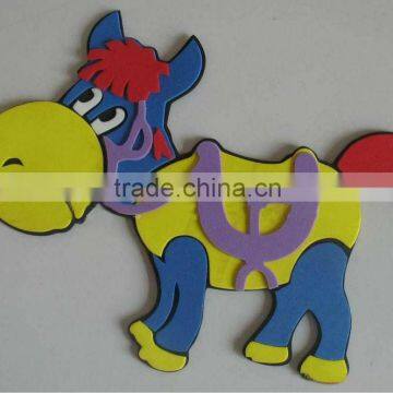 Intellectual EVA Puzzle Toy with Cute Horse Shape for Kids