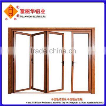 6063-T5 Wood Grain Thermal-Break Aluminum Window Profile for Office Windows photo-5
