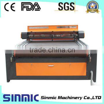 china best price High speed auto feeding fabric laser cutting lathe