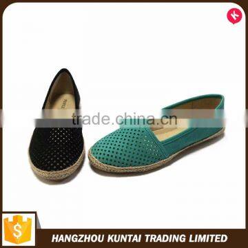 Latest design superior quality flat espadrilles